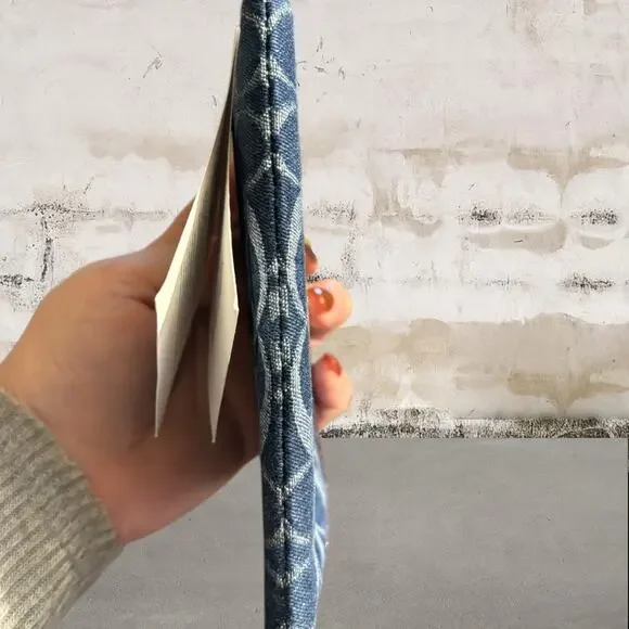 Coach NWT Corner Zip Wristlet In Signature Denim - Picture 7 of 9